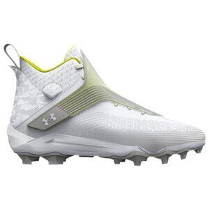 Under Armour Highlight Hammer MC Football Cleats-Color: White/Silver- Size: 11.5